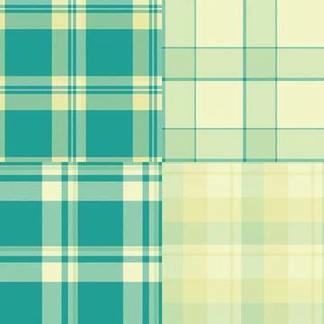 Plaid collection designed for website hero sections. Tartan textures create.. Stock-Illustration