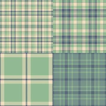 Plaid collection optimized for cozy interiors. The pack works for throws, pil Illustration
