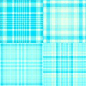 Plaid collection optimized for summer interiors and decor. The pack works for Illustration