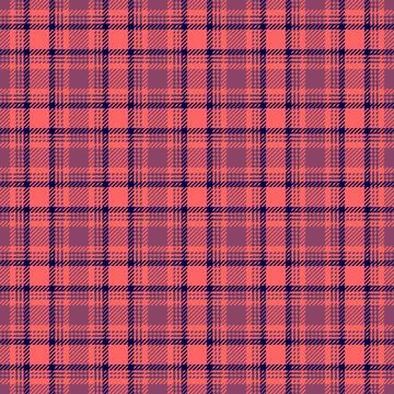 Plaid fabric pattern with a structured check arrangement and a woven fabric t Illustrazione stock