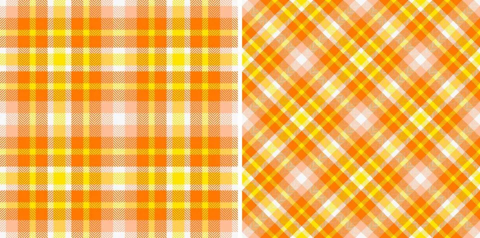Plaid fabric pattern with a structured check arrangement and a woven textur.. Illustrazione stock