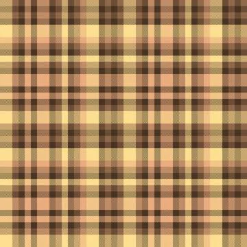 Plaid fabric pattern with a structured check arrangement and a woven fabric.. Illustrazione stock