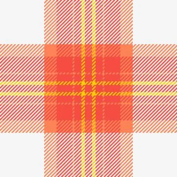 Plaid fabric pattern with a structured check arrangement and a woven fabric.. Stock Illustration