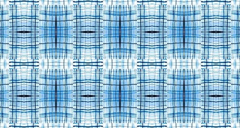 Plaid Fabric Pattern. White and Blue Picnic Stock Illustration