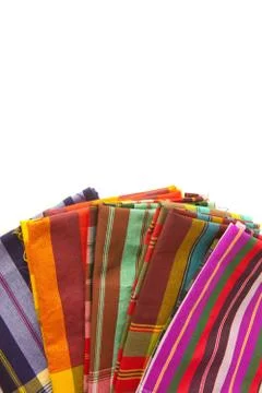 Plaid fabric Stock Photos