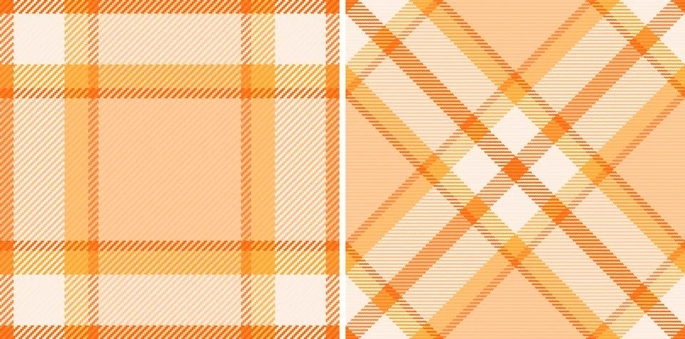 Plaid fabric vector of background check tartan with a pattern seamless text.. Stock Illustration