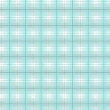 Plaid geometric seamless pattern. Checkered blue color cartoon isolated textile Stock Illustration