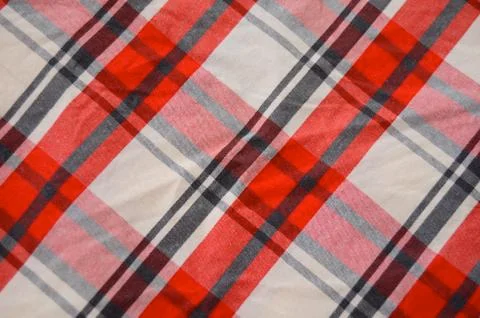 Plaid material Foto stock