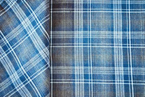 Plaid material Stock Photos