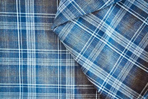 Plaid material Stock Photos