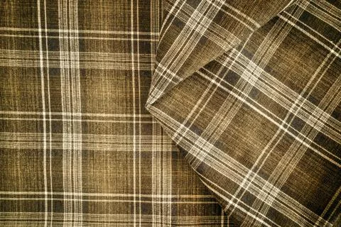 Plaid material Stock Photos