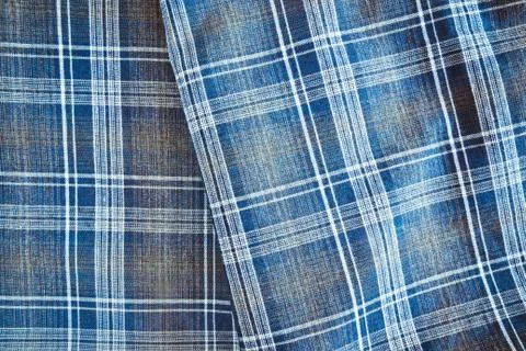 Plaid material Stock Photos