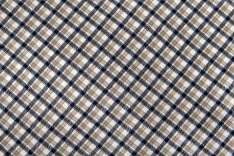 Plaid material. Texture or background of checkered fabric. Canvas. pattern Stock Photos