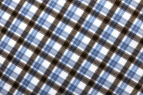 Plaid material. Texture or background of checkered fabric. Canvas. pattern Stock Photos