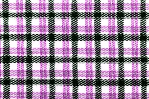 Plaid material. Texture or background of checkered fabric. Canvas. pattern Foto stock