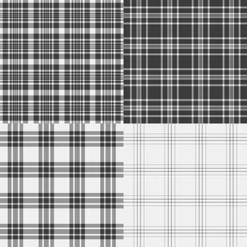 Plaid pack designed for banner ads. Vector tartan textures ensure attention.. Stock-Illustration