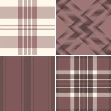 Plaid pack designed for buffalo check-inspired fashion and USA heritage proje Stock Illustration