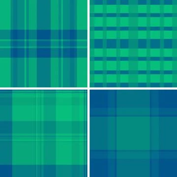 Plaid pack designed for holiday craft kits. Vector tartan textures enhance DI Stock Illustration