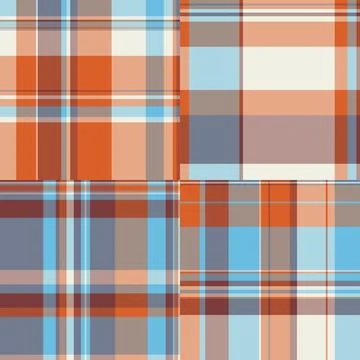 Plaid pack designed for mobile wallpapers. Coordinated tartan patterns fit .. イラスト素材