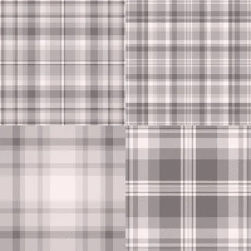 Plaid pack developed for branding refresh. Birthday tartan designs add fest.. 스톡 일러스트