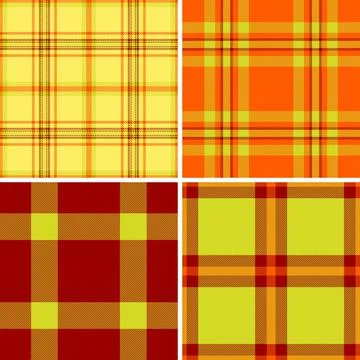 Plaid pack developed for branding refresh. Tartan designs for special occasio 스톡 일러스트