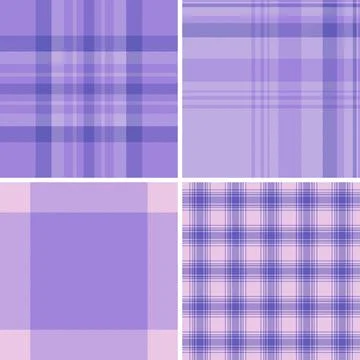 Plaid pack perfect for buffalo check shirts, jackets, and casual USA fashion. Stock Illustration