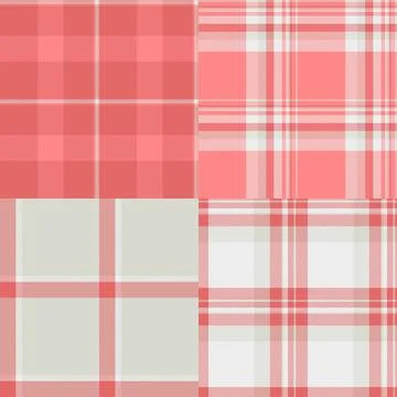 Plaid pack tailored for stylish everyday fashion. Vector patterns enhance s.. イラスト素材