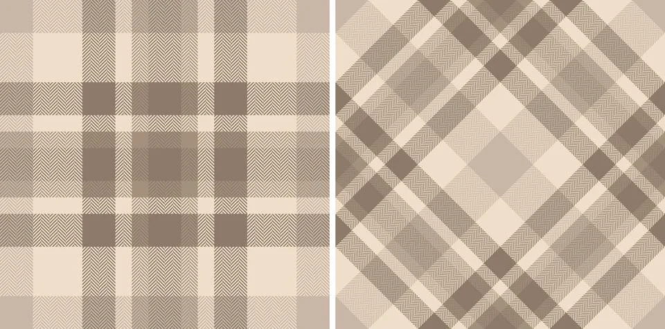 Plaid pattern background of fabric check seamless with a vector tartan text.. 스톡 일러스트