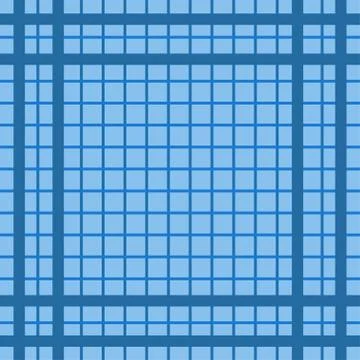 Plaid pattern with blue classic color. textile manufacturing Stock Illustration
