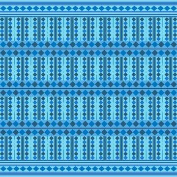 Plaid pattern with blue classic color. textile manufacturing Stock Illustration