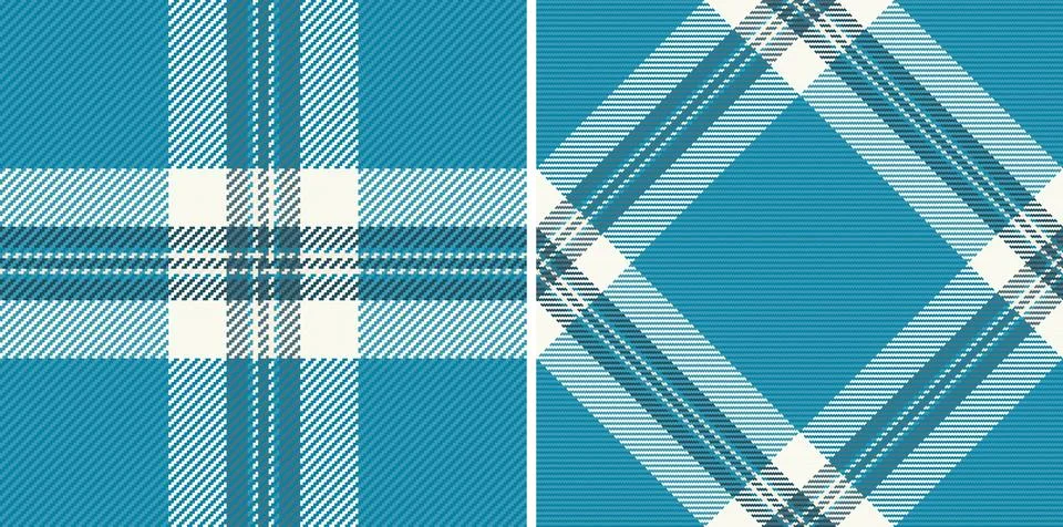 Plaid pattern check of seamless fabric vector with a background textile tex.. Stock Illustration