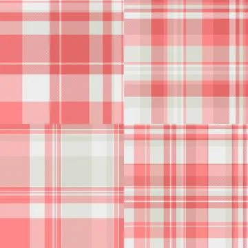 Plaid pattern collection for digital products. Works for invitations, downloa 스톡 일러스트