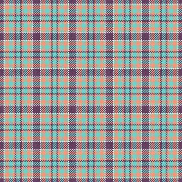 Plaid pattern created for versatile women's clothing. Seamless vectors enha.. Illustrazione stock