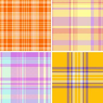Plaid pattern pack for DIY gift projects. Templates for cards, tags, banners, 스톡 일러스트