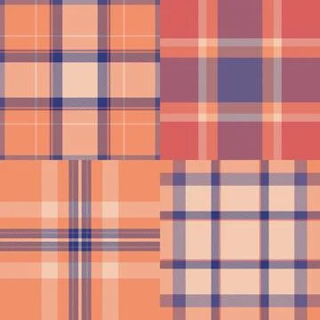 Plaid pattern pack for printable products. Suitable for cards, banners, inv.. Stockillustratie