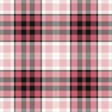 Plaid pattern seamless. Check fabric texture. Stripe square background. Vecto Stock Illustration