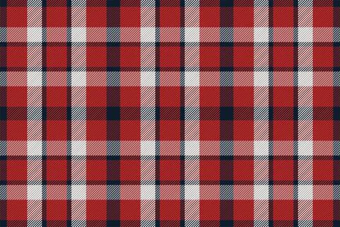Plaid pattern seamless. Check fabric texture. Stripe square background. Vecto Stock Illustration
