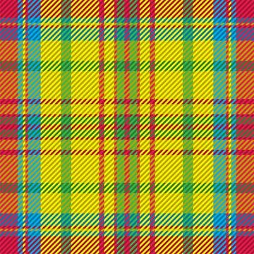 Plaid pattern seamless. Check fabric texture. Stripe square background. Vecto Stock Illustration