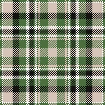 Plaid pattern seamless. Check fabric texture. Stripe square background. Vecto Stock Illustration