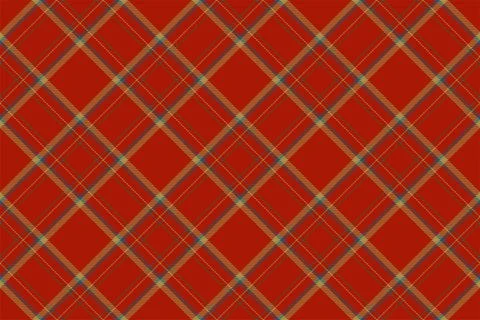 Plaid pattern seamless. Check fabric texture. Stripe square background. Vecto Stock Illustration