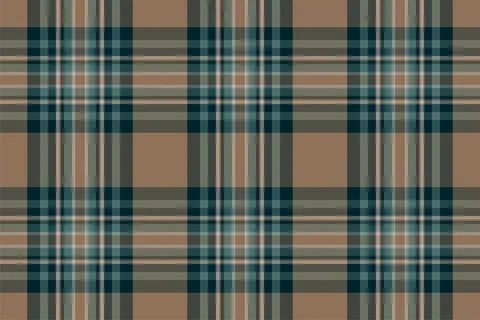 Plaid pattern seamless. Check fabric texture. Stripe square background. Vecto Stock Illustration