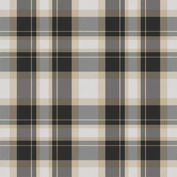 Plaid pattern seamless. Check fabric texture. Stripe square background. Vecto Stock Illustration