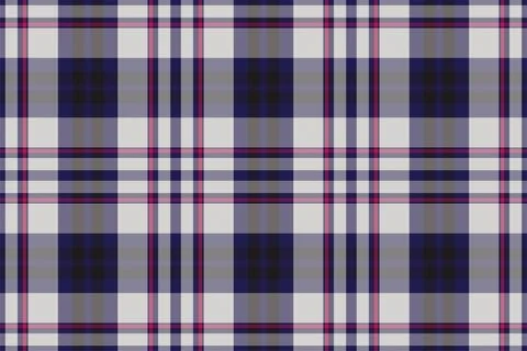 Plaid pattern seamless. Check fabric texture. Stripe square background. Vecto Illustrazione stock