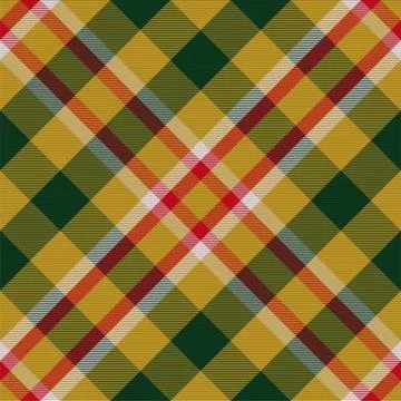 Plaid pattern seamless. Check fabric texture. Stripe square background. Vecto Stock Illustration