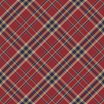Plaid pattern seamless. Check fabric texture. Stripe square background. Vecto Stock Illustration
