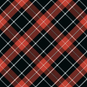 Plaid pattern seamless. Check fabric texture. Stripe square background. Vecto Stock Illustration
