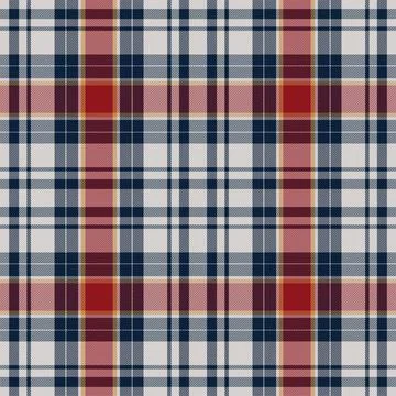 Plaid pattern seamless. Check fabric texture. Stripe square background. Vecto Stock Illustration