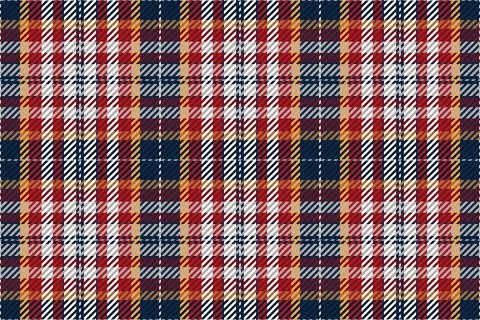 Plaid pattern seamless. Check fabric texture. Stripe square background. Vecto Stock Illustration