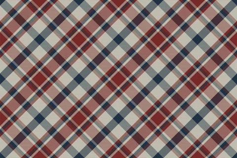 Plaid pattern seamless. Check fabric texture. Stripe square background. Vecto Stock Illustration