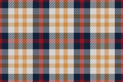 Plaid pattern seamless. Check fabric texture. Stripe square background. Vecto Stock Illustration